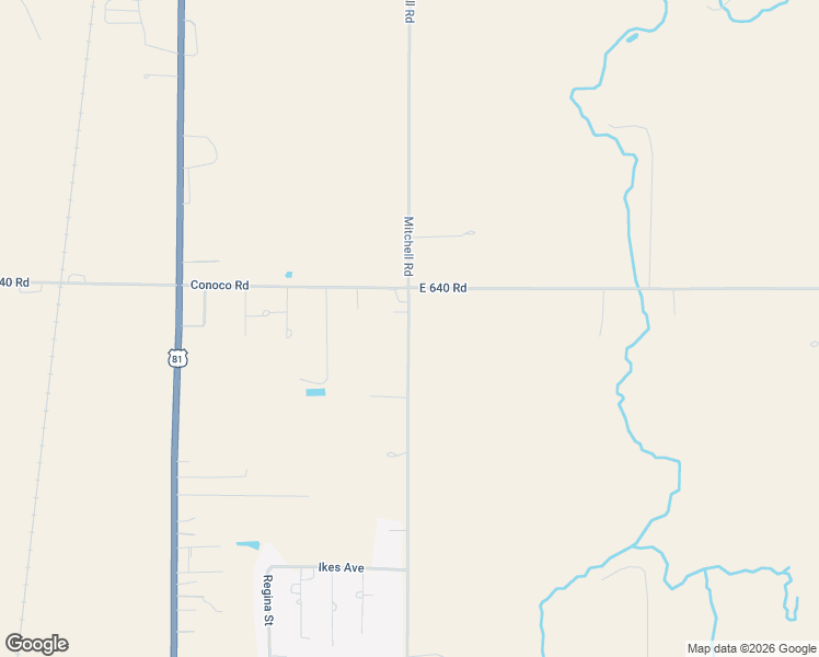map of restaurants, bars, coffee shops, grocery stores, and more near 6034 Mitchell Road in Hennessey