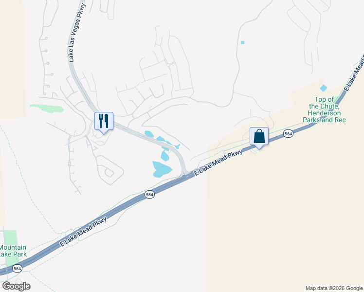 map of restaurants, bars, coffee shops, grocery stores, and more near 19 Alta Cascata Place in Henderson