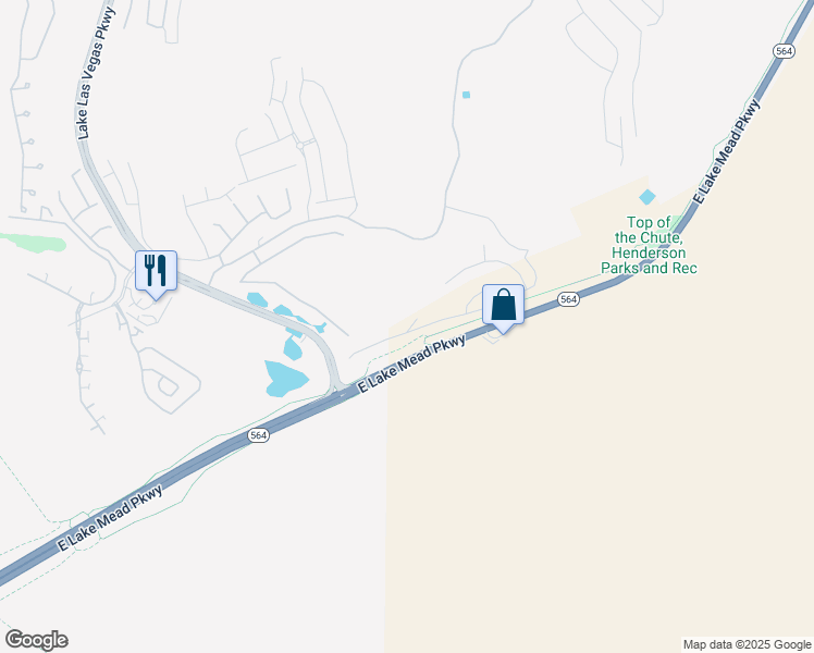 map of restaurants, bars, coffee shops, grocery stores, and more near 48 Via Montoro in Henderson