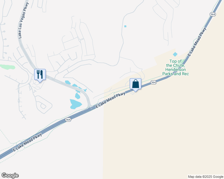 map of restaurants, bars, coffee shops, grocery stores, and more near 54 Via Montoro in Henderson