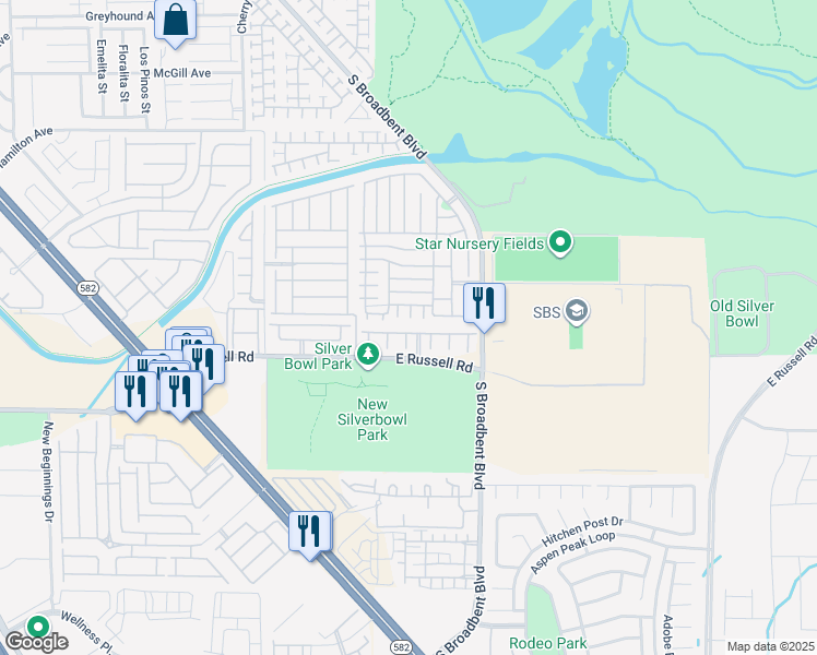 map of restaurants, bars, coffee shops, grocery stores, and more near 6882 Majestic Palm Drive in Las Vegas