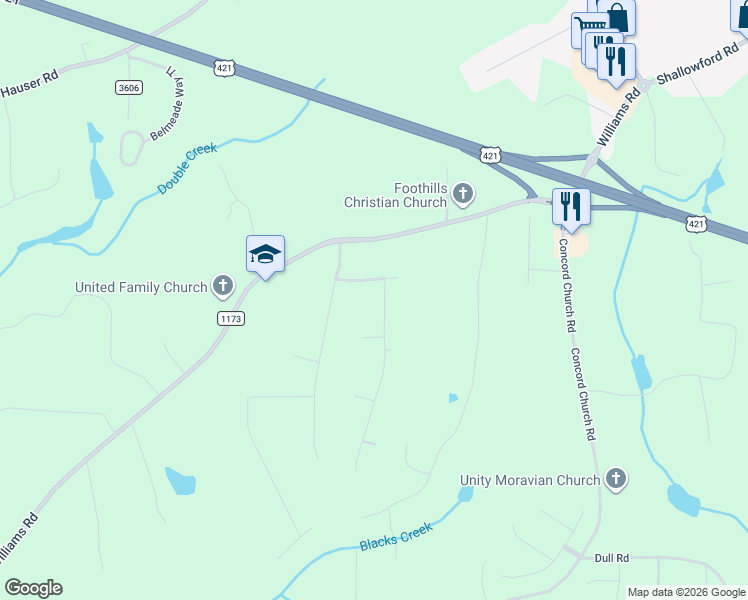 map of restaurants, bars, coffee shops, grocery stores, and more near 400 Rollermill Drive in Lewisville