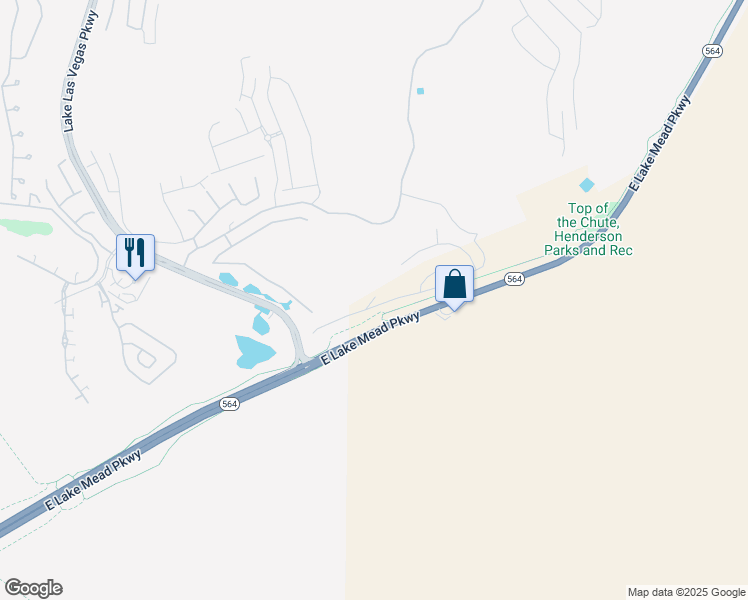 map of restaurants, bars, coffee shops, grocery stores, and more near 54 Via Montoro in Henderson