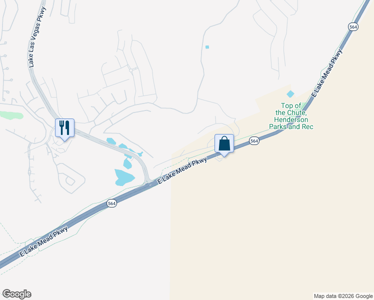 map of restaurants, bars, coffee shops, grocery stores, and more near 58 Via Montoro in Henderson