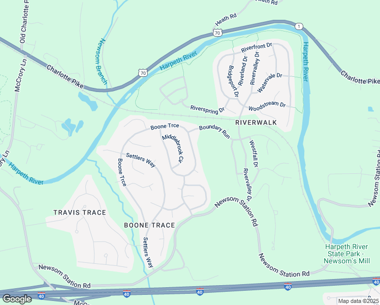 map of restaurants, bars, coffee shops, grocery stores, and more near 8173 Boone Trce in Nashville