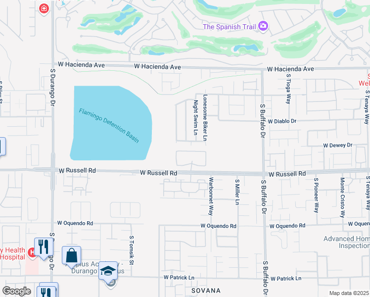 map of restaurants, bars, coffee shops, grocery stores, and more near 8085 Homerun Champ Drive in Las Vegas