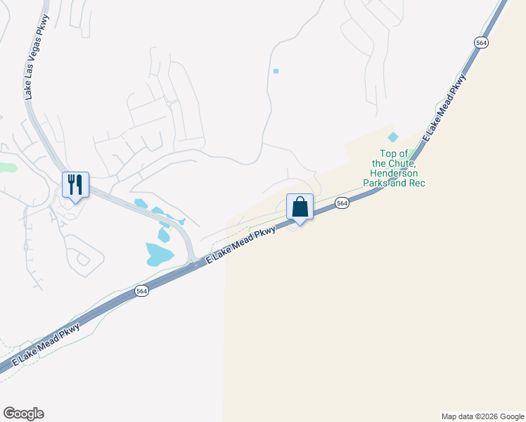 map of restaurants, bars, coffee shops, grocery stores, and more near 72 Via Montoro in Henderson
