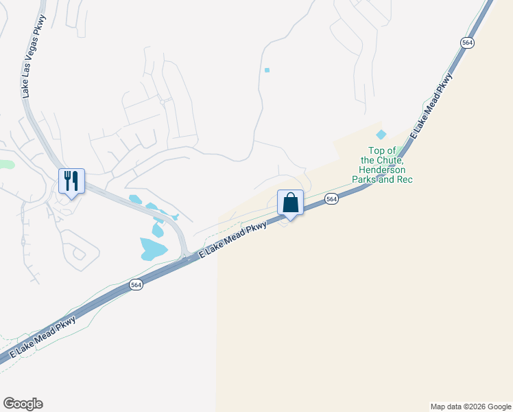 map of restaurants, bars, coffee shops, grocery stores, and more near 74 Via Montoro in Henderson
