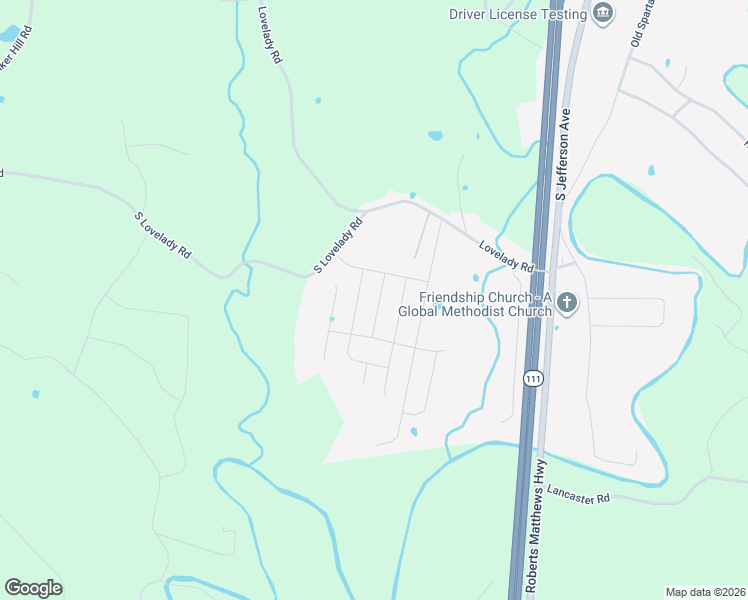 map of restaurants, bars, coffee shops, grocery stores, and more near 280 South Lovelady Road in Cookeville