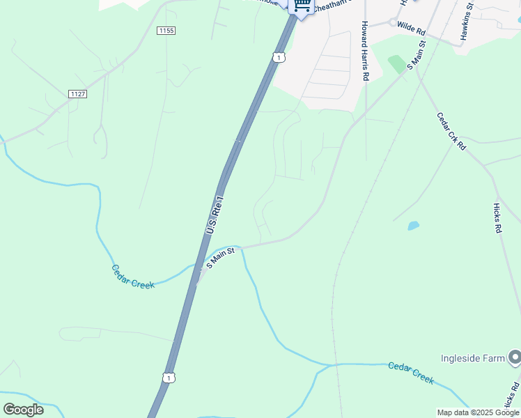 map of restaurants, bars, coffee shops, grocery stores, and more near 222 Blandford Street in Franklinton
