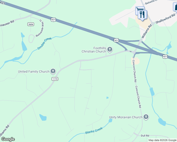 map of restaurants, bars, coffee shops, grocery stores, and more near 400 Roller Mill Drive in Lewisville