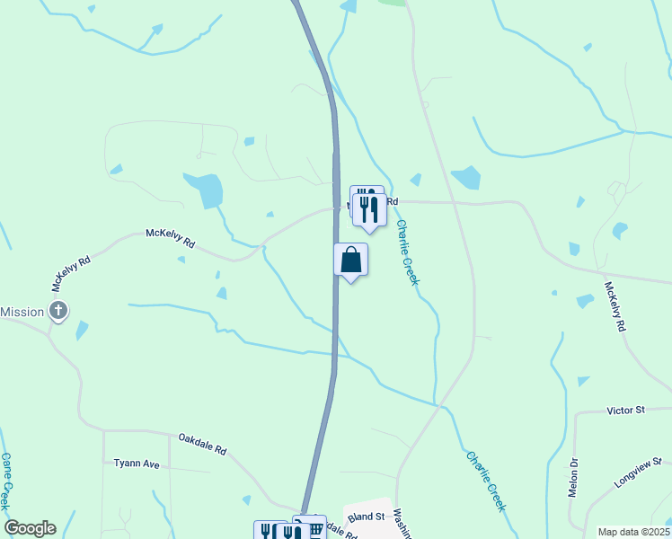 map of restaurants, bars, coffee shops, grocery stores, and more near 2101 Tennessee 69A in Camden