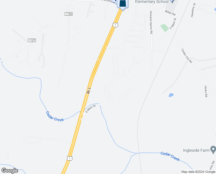 map of restaurants, bars, coffee shops, grocery stores, and more near 228 Blandford Street in Franklinton