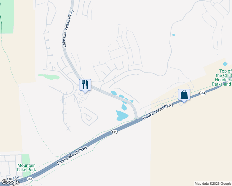 map of restaurants, bars, coffee shops, grocery stores, and more near 1135 Lake Las Vegas Parkway in Henderson