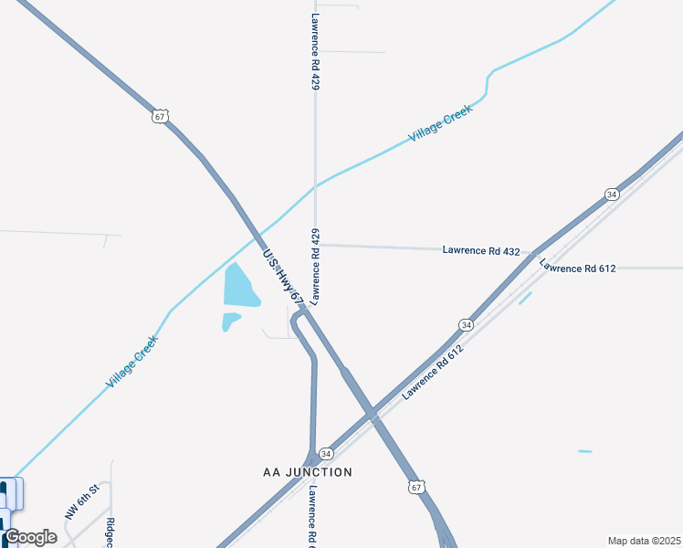 map of restaurants, bars, coffee shops, grocery stores, and more near 16 Lawrence Road 432 in Walnut Ridge
