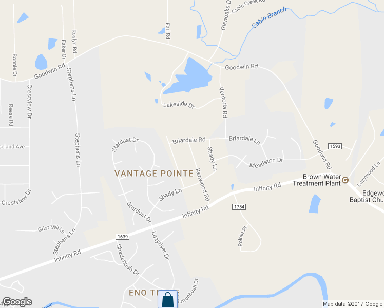 map of restaurants, bars, coffee shops, grocery stores, and more near 5126 Kenwood Road in Durham