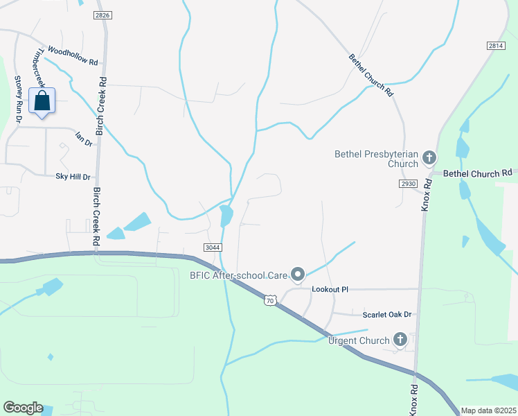 map of restaurants, bars, coffee shops, grocery stores, and more near 130 Sue Drive in McLeansville