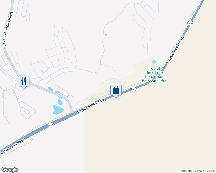 map of restaurants, bars, coffee shops, grocery stores, and more near 88 Via Franello in Henderson