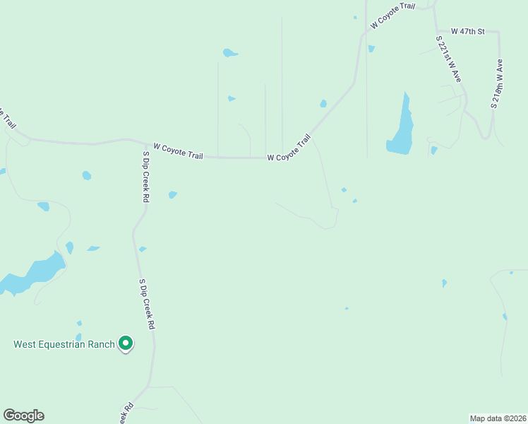 map of restaurants, bars, coffee shops, grocery stores, and more near 5252 South 227th West Avenue in Sand Springs