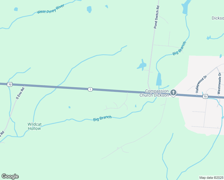 map of restaurants, bars, coffee shops, grocery stores, and more near 3749 Highway 70 West in Dickson