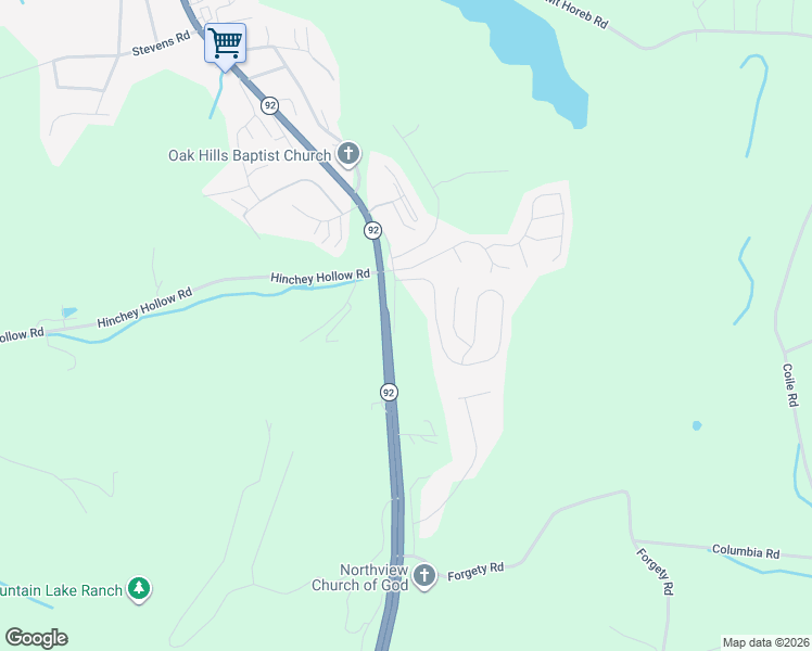 map of restaurants, bars, coffee shops, grocery stores, and more near 706 Ebony Lane in Jefferson City
