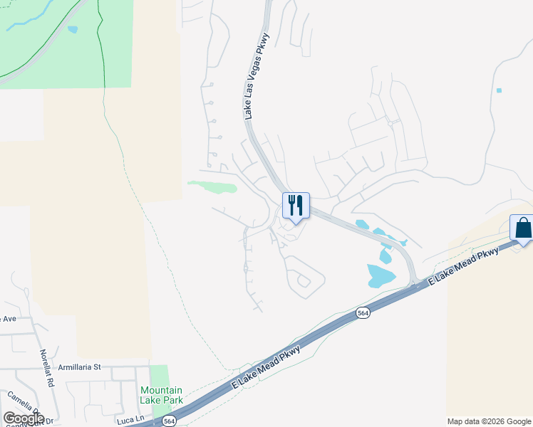 map of restaurants, bars, coffee shops, grocery stores, and more near 23 Avenza Drive in Henderson