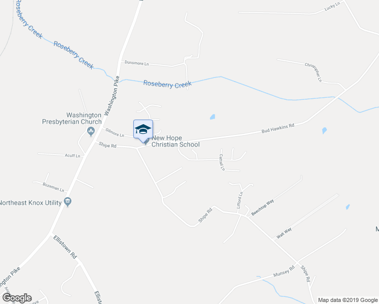 map of restaurants, bars, coffee shops, grocery stores, and more near 5117 Farmhouse View Lane in Corryton