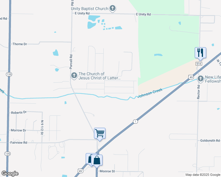 map of restaurants, bars, coffee shops, grocery stores, and more near 206 Gavin Drive in Paragould