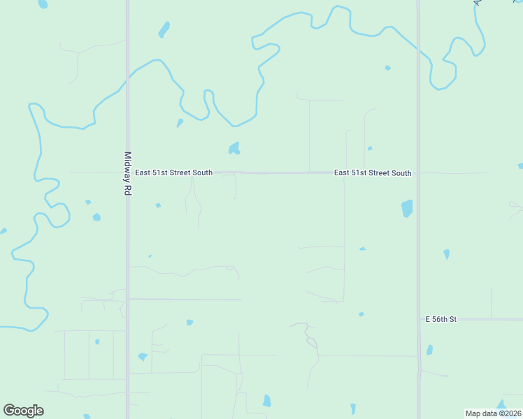 map of restaurants, bars, coffee shops, grocery stores, and more near 26400 East 51st Street South in Broken Arrow