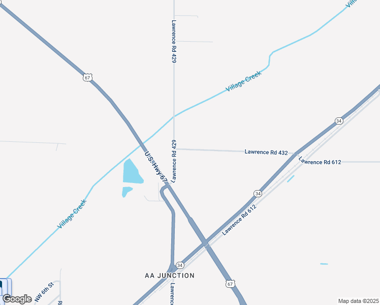 map of restaurants, bars, coffee shops, grocery stores, and more near 16 Lawrence Road 432 in Walnut Ridge