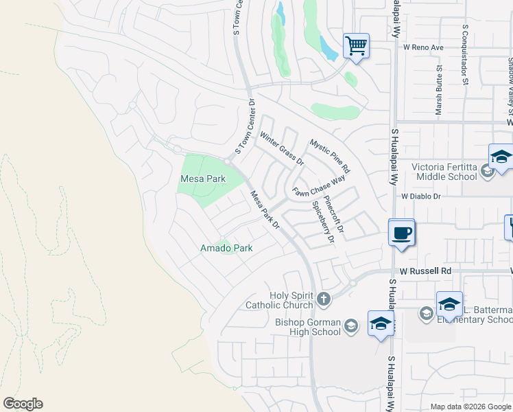 map of restaurants, bars, coffee shops, grocery stores, and more near 5508 Bristol Grove Lane in Las Vegas