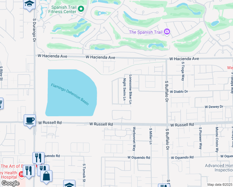 map of restaurants, bars, coffee shops, grocery stores, and more near 5508 Morning Swim Lane in Las Vegas