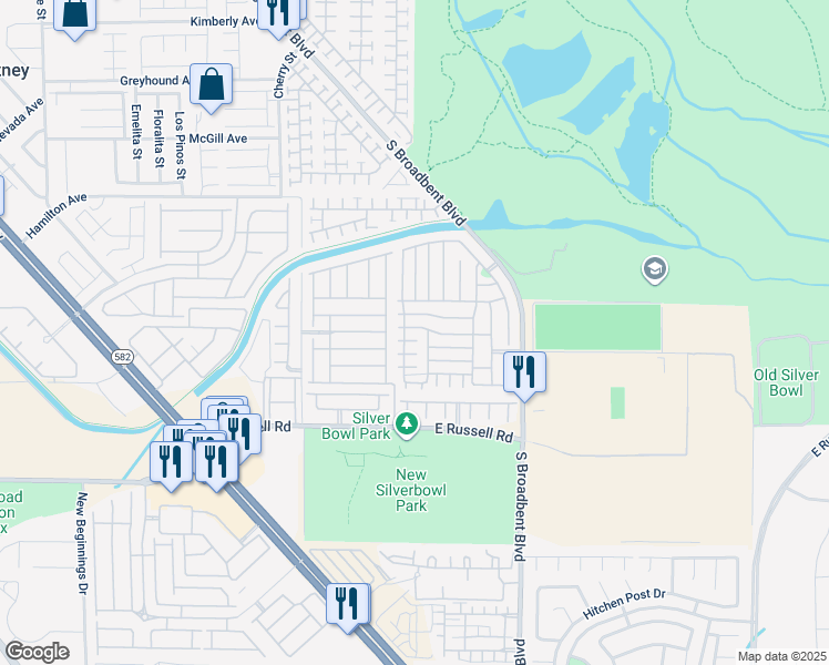 map of restaurants, bars, coffee shops, grocery stores, and more near 6797 Nickel Mine Avenue in Las Vegas