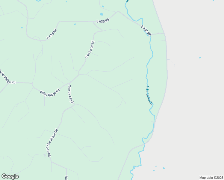 map of restaurants, bars, coffee shops, grocery stores, and more near Hampton Ridge Road in Tahlequah