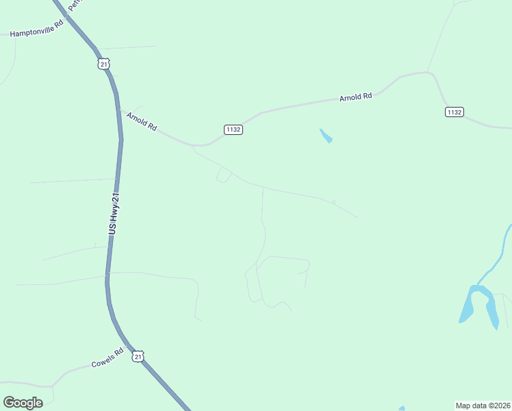 map of restaurants, bars, coffee shops, grocery stores, and more near 3017 Spann Road in Hamptonville