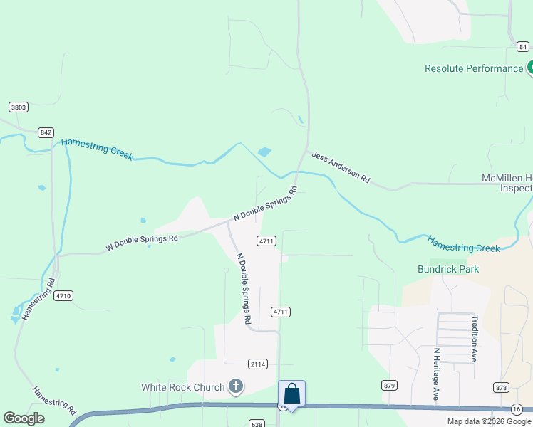 map of restaurants, bars, coffee shops, grocery stores, and more near 1902 North Double Springs Road in Fayetteville