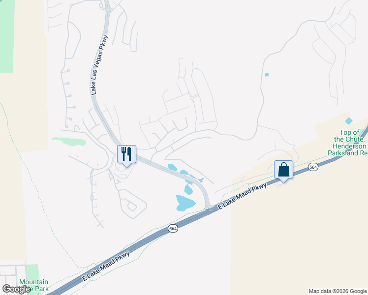 map of restaurants, bars, coffee shops, grocery stores, and more near 49 Strada Caruso in Henderson