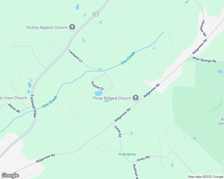 map of restaurants, bars, coffee shops, grocery stores, and more near 6505 Lambent Lane in Knoxville