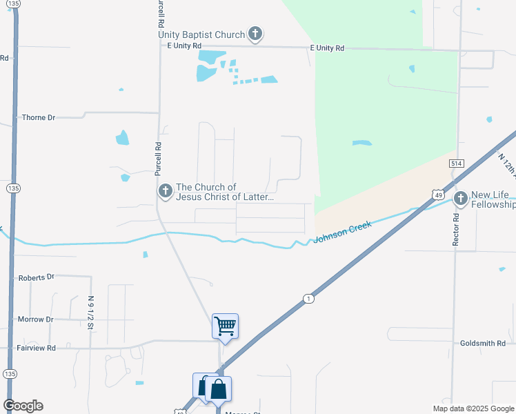 map of restaurants, bars, coffee shops, grocery stores, and more near 206 Gavin Drive in Paragould