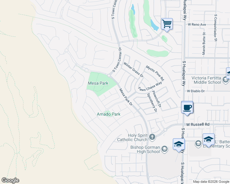 map of restaurants, bars, coffee shops, grocery stores, and more near 5502 Bristol Grove Lane in Las Vegas