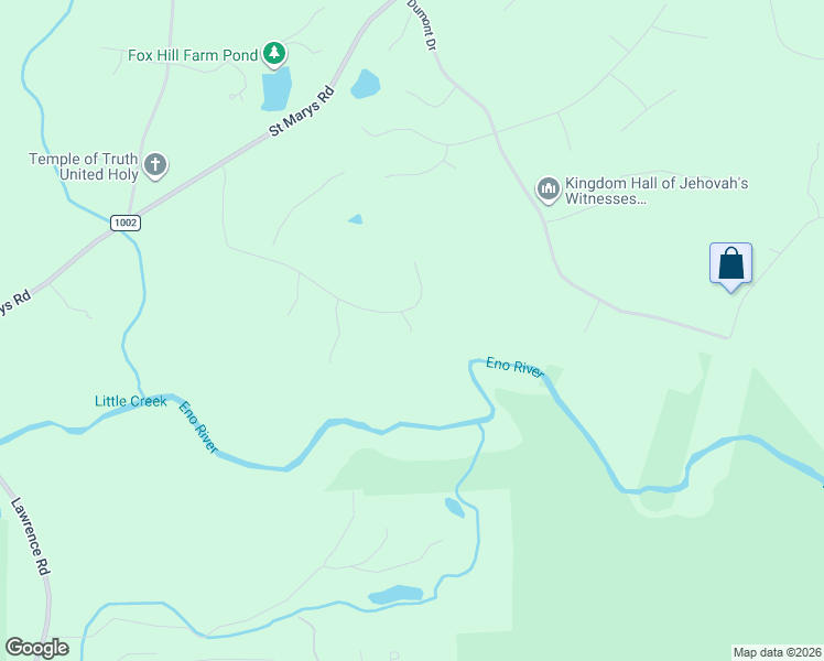 map of restaurants, bars, coffee shops, grocery stores, and more near 708 Glen Mist Trail in Hillsborough