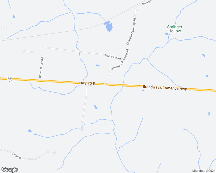 map of restaurants, bars, coffee shops, grocery stores, and more near 4099 Highway 70 West in Dickson
