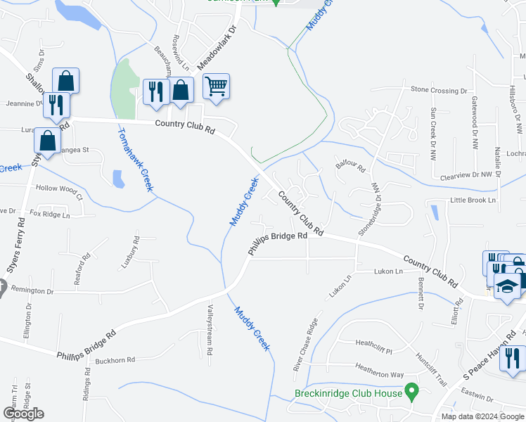 map of restaurants, bars, coffee shops, grocery stores, and more near 159 Turnwood Lane in Winston-Salem