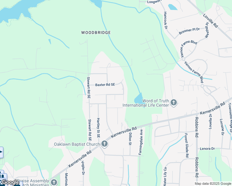 map of restaurants, bars, coffee shops, grocery stores, and more near 3551 Glen Lyon Drive in Winston-Salem
