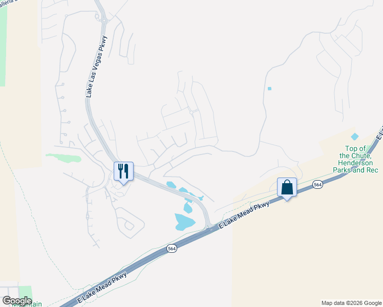 map of restaurants, bars, coffee shops, grocery stores, and more near 68 Strada Caruso in Henderson