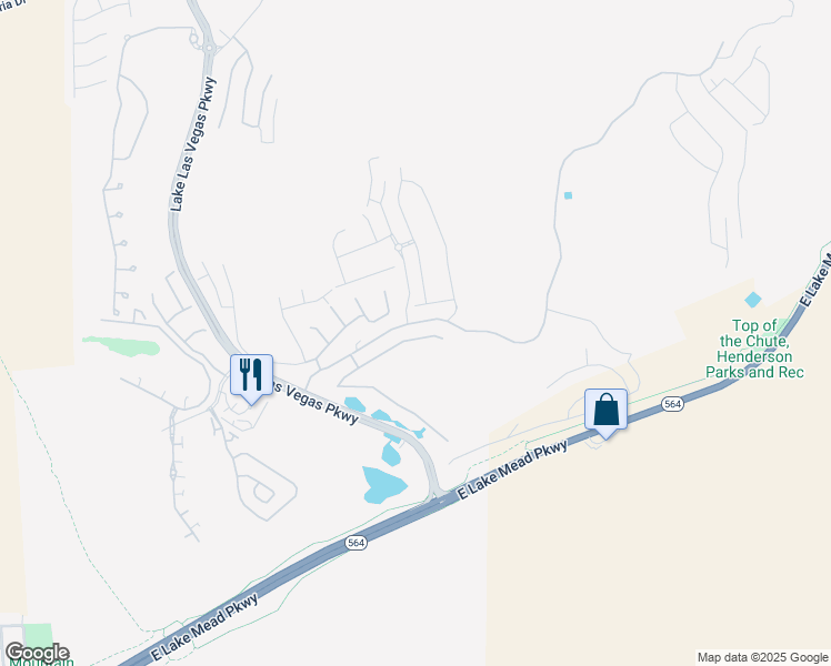 map of restaurants, bars, coffee shops, grocery stores, and more near 9 Scenic Terrain Avenue in Henderson