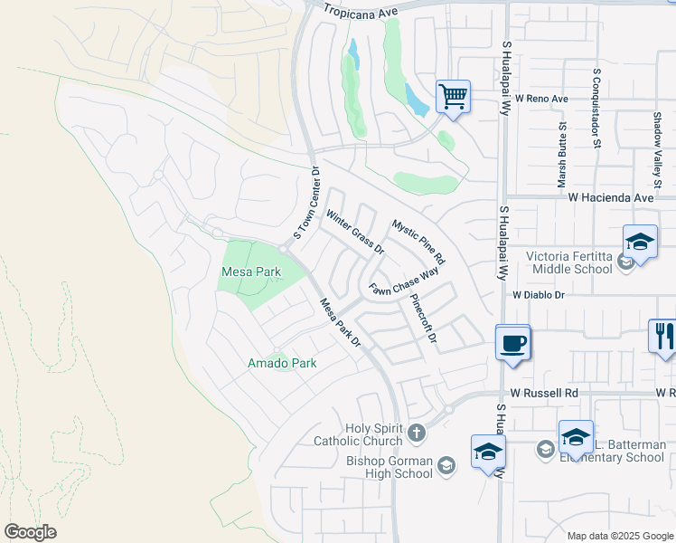 map of restaurants, bars, coffee shops, grocery stores, and more near 5450 Nettle Way in Las Vegas