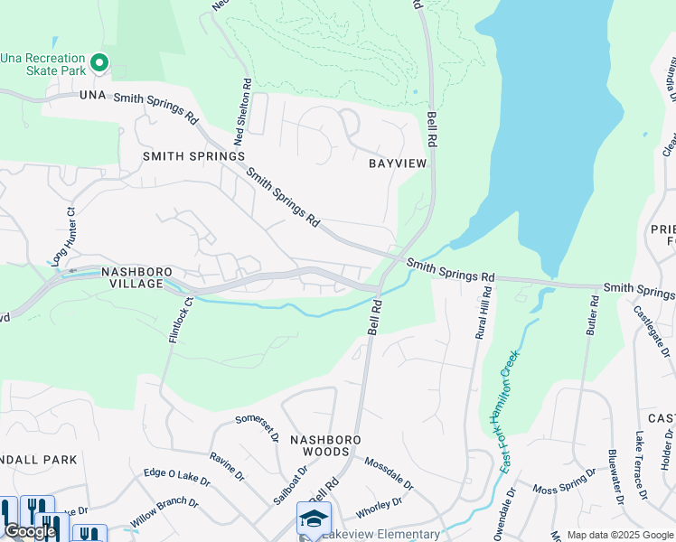map of restaurants, bars, coffee shops, grocery stores, and more near 2008 Nashboro Boulevard in Nashville