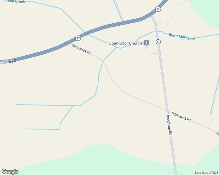 map of restaurants, bars, coffee shops, grocery stores, and more near 200 Thick Neck Road in Edenton