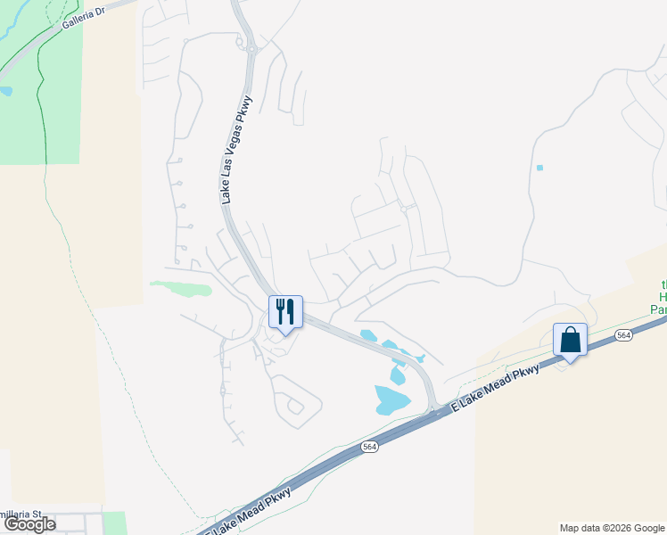 map of restaurants, bars, coffee shops, grocery stores, and more near 14 Vicolo Sebino in Henderson